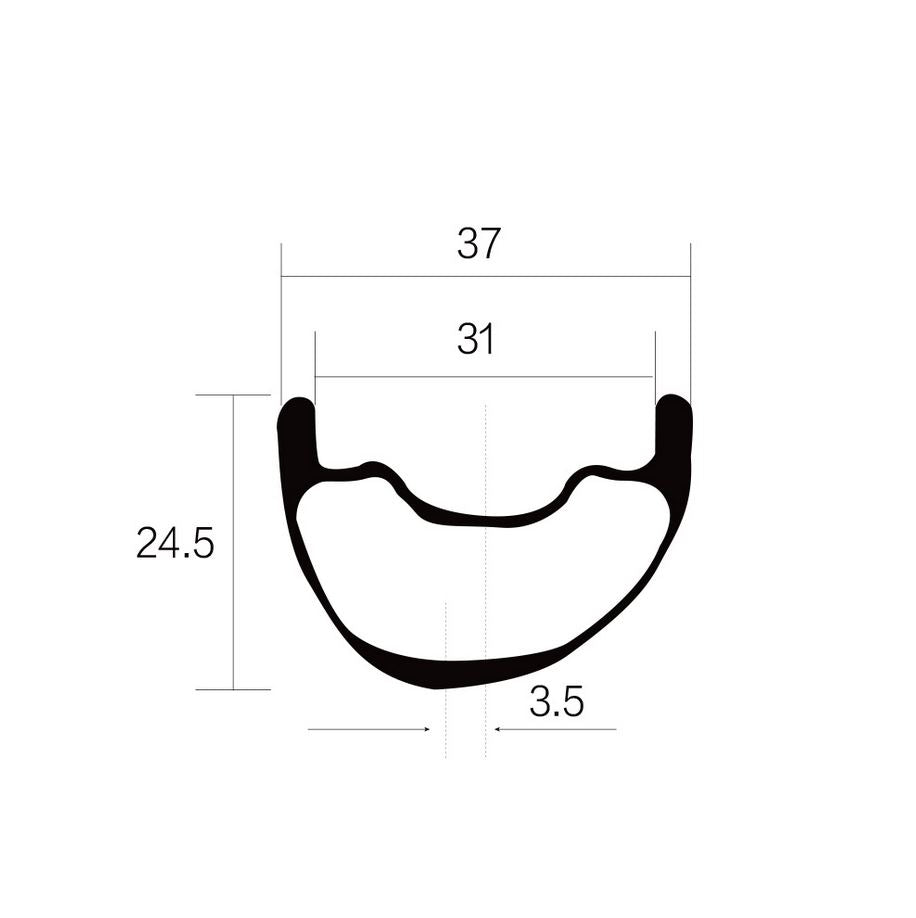 2rc E30 Enduro BERD Carbon Laufradsatz 29"