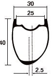 2rc GR40 Gravel Carbon Laufradsatz 28"